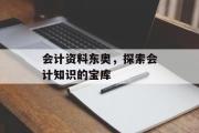 会计资料东奥，探索会计知识的宝库