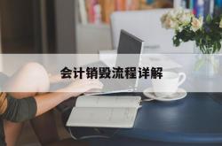 会计销毁流程详解