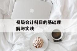 初级会计科目的基础理解与实践