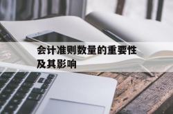 会计准则数量的重要性及其影响