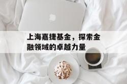 上海嘉捷基金，探索金融领域的卓越力量
