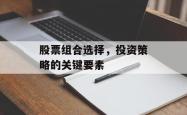 股票组合选择，投资策略的关键要素