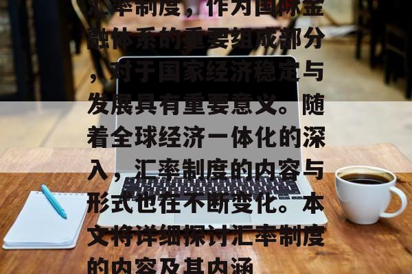 汇率制度，作为国际金融体系的重要组成部分，对于国家经济稳定与发展具有重要意义。随着全球经济一体化的深入，汇率制度的内容与形式也在不断变化。本文将详细探讨汇率制度的内容及其内涵