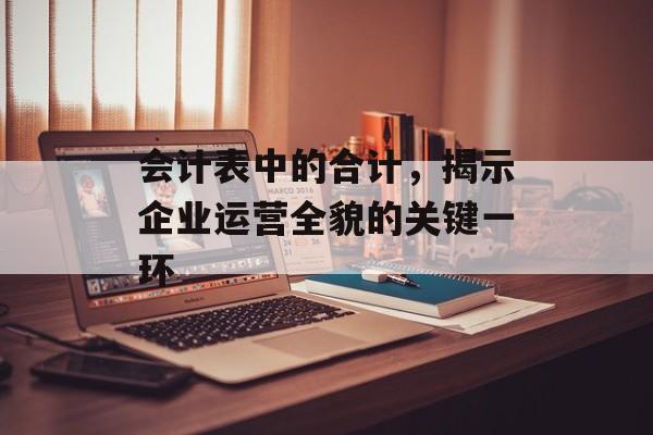 会计表中的合计，揭示企业运营全貌的关键一环