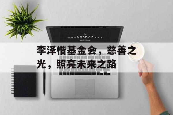 李泽楷基金会，慈善之光，照亮未来之路