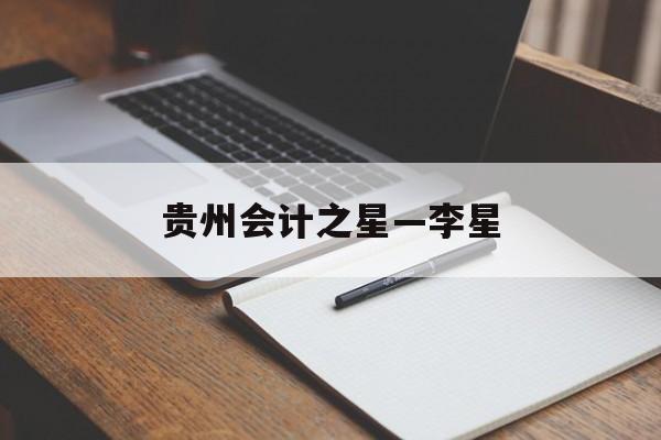 贵州会计之星—李星