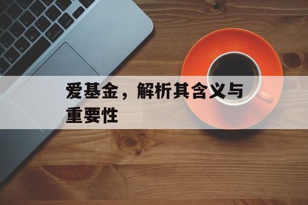 爱基金,解析其含义与重要性 爱基金,解析其含义与重要性