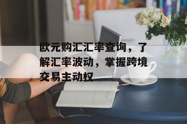 欧元购汇汇率查询，了解汇率波动，掌握跨境交易主动权