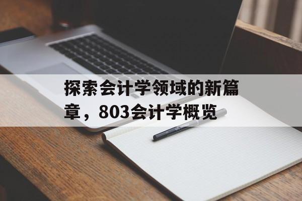 探索会计学领域的新篇章,803会计学概览 探索会计学领域的新篇章,803会计学概览