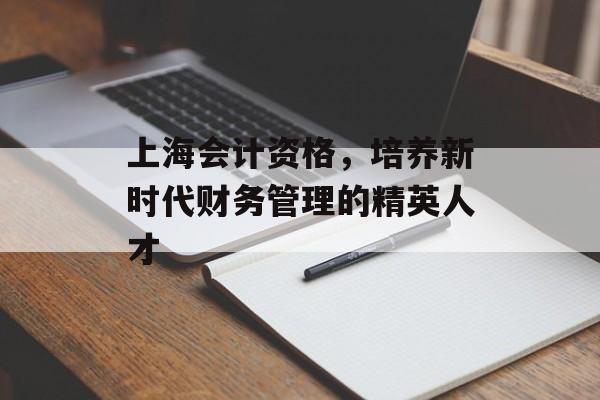 上海会计资格，培养新时代财务管理的精英人才